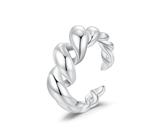 Adjustable S925 Silver Ring for Women - MQ
