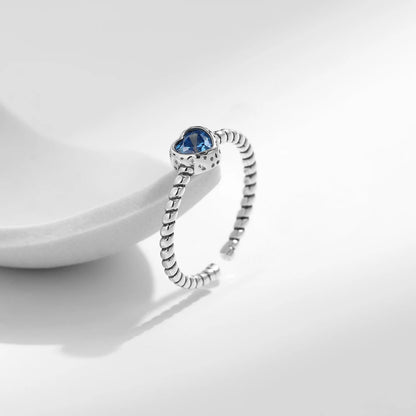 Stunning MQ 925 Sterling Silver Adjustable Ring - Perfect for Women!