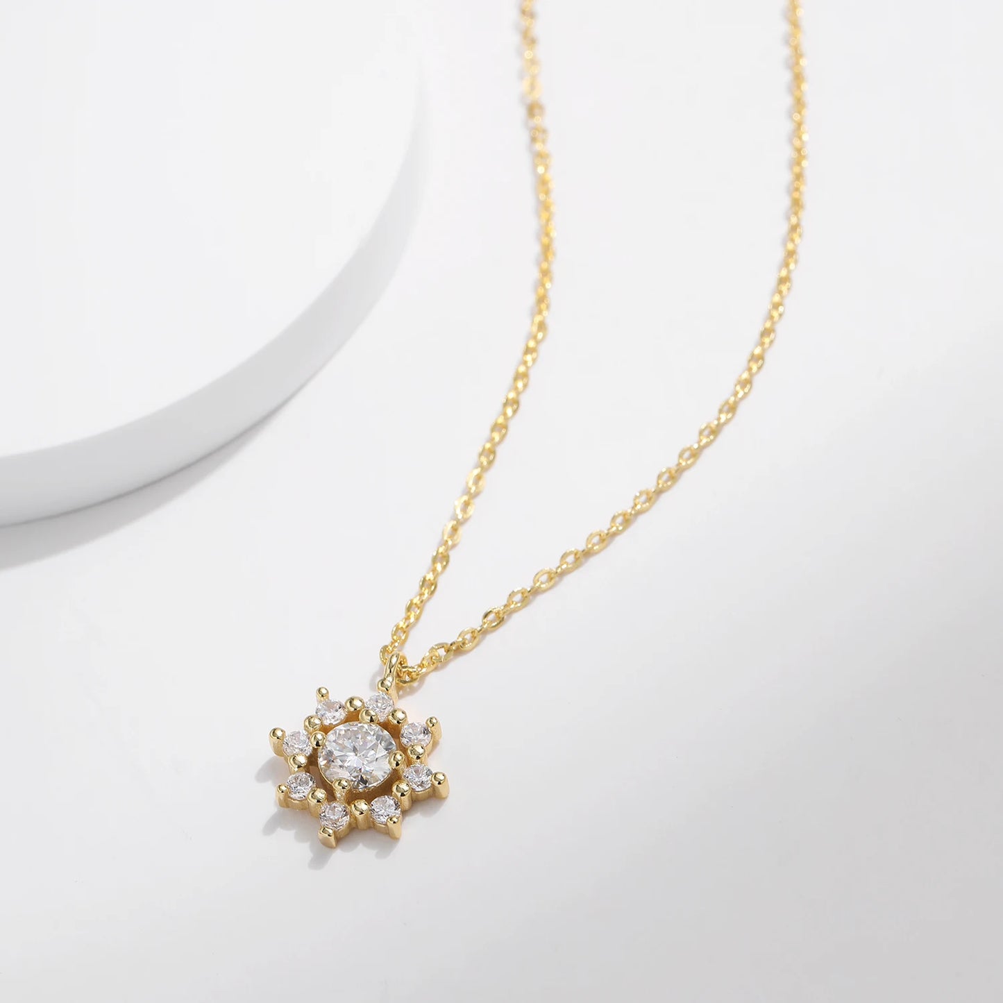 MQ Moissanite Diamond Necklace - Eternal Brilliance - 925 Silver