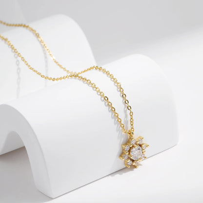 MQ Moissanite Diamond Necklace - Eternal Brilliance - 925 Silver