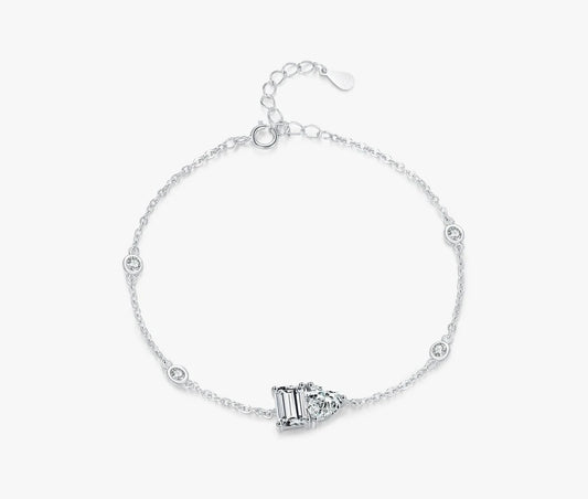 Elegant MQ S925 Silver Bracelet for Women - Classic Charm and Style!