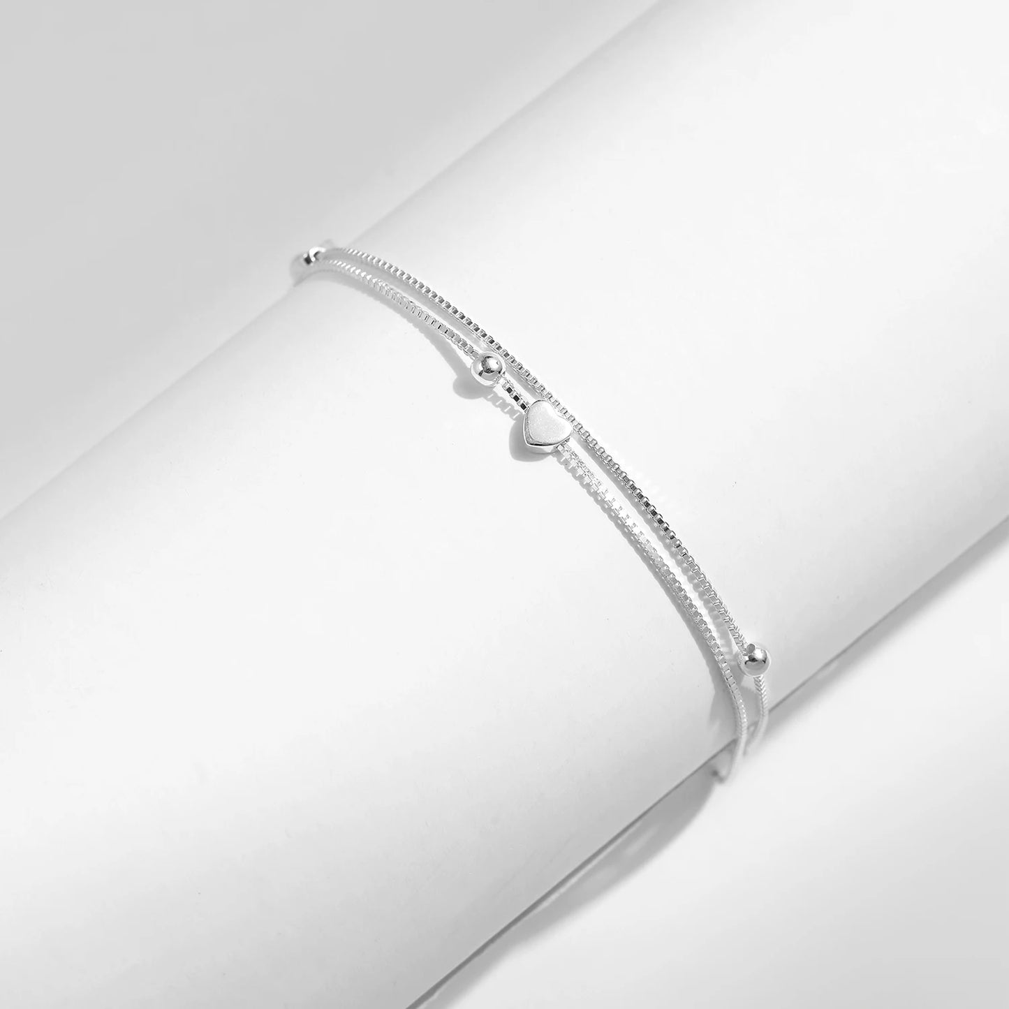 MQ S925 Silver Double Layer bracelet For Women