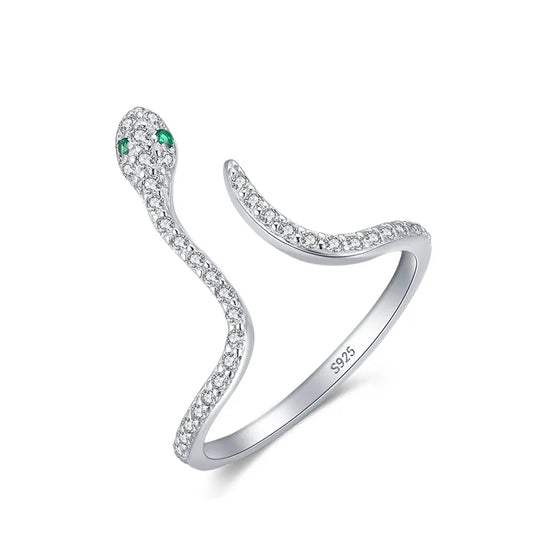 Stunning MQ Snake Ring - 925 Sterling Silver for Women