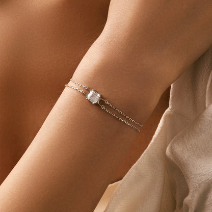 Stunning MQ Silver Bracelet - Perfect Anniversary Gift for Women!