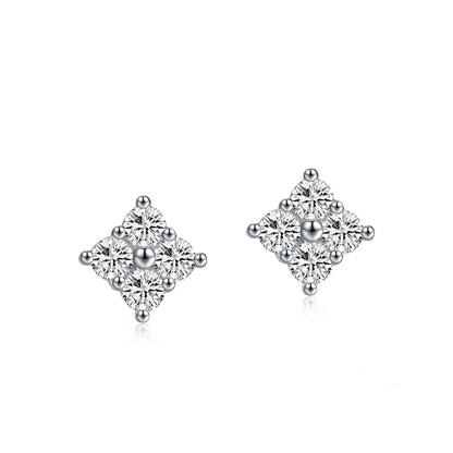 MQ Sparkle with Moissanite: Affordable Brilliance for Women's Earrings