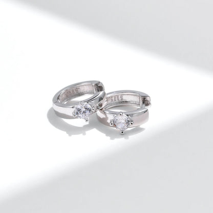 MQ Moissanite Lab Diamond Earrings - 925 Silver