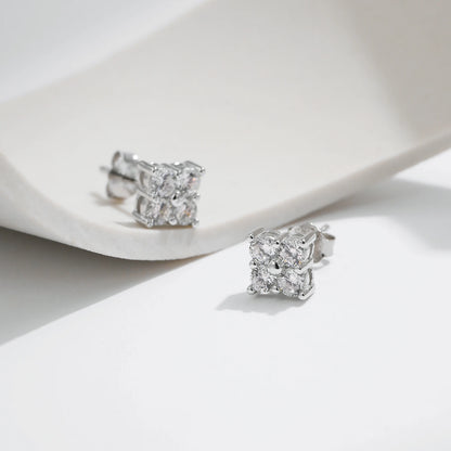 MQ Sparkle with Moissanite: Affordable Brilliance for Women's Earrings