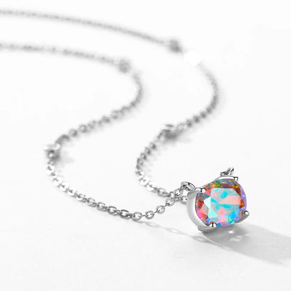 Hazel 925 Sterling Silver Necklace For Women.