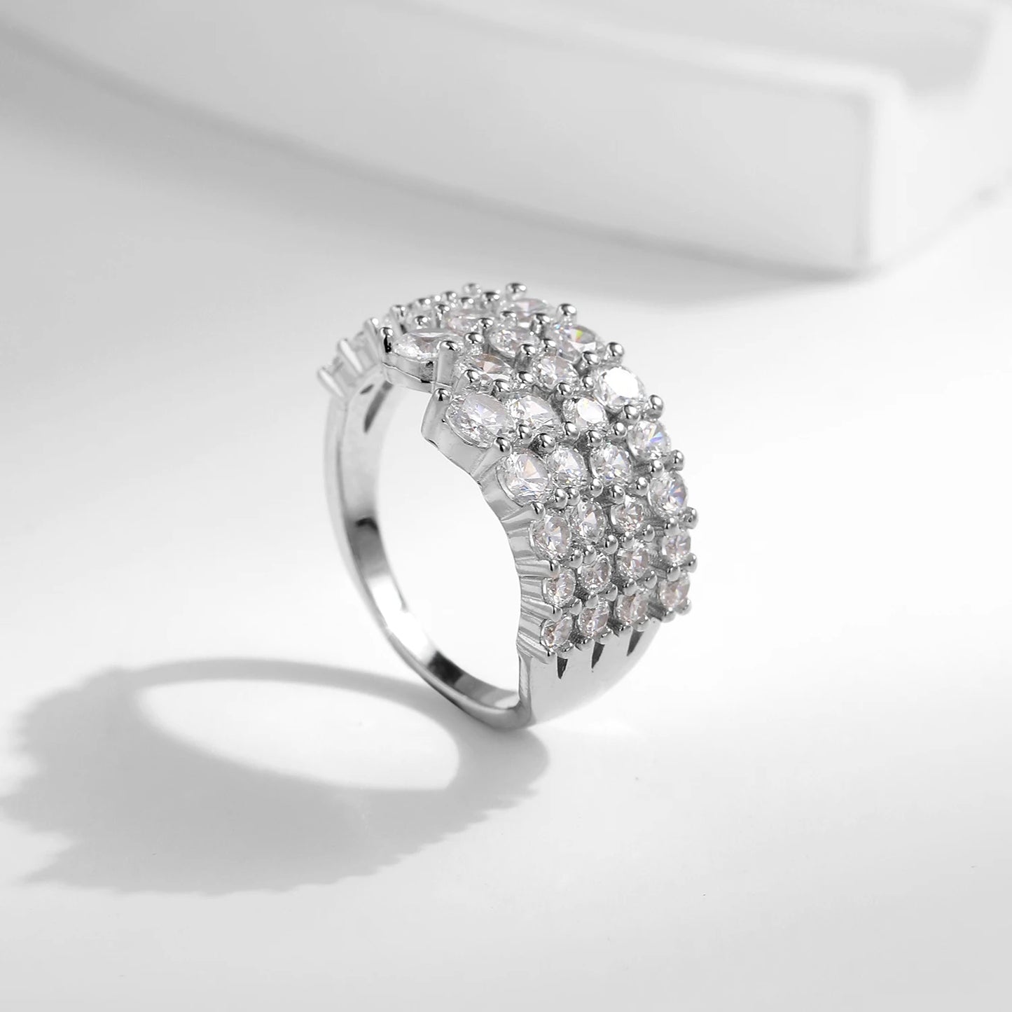 Luxurious MQ 925 Silver Zirconia Ring - Elevate Your Style