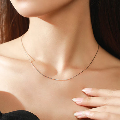 Stunning 925 Silver Necklaces for Women: Shop MQ's Basic Chain 7 models Collection!